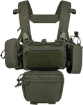 YAKEDA Tactical Chest Mini Rig Vest - Modular Lightweight Carrier