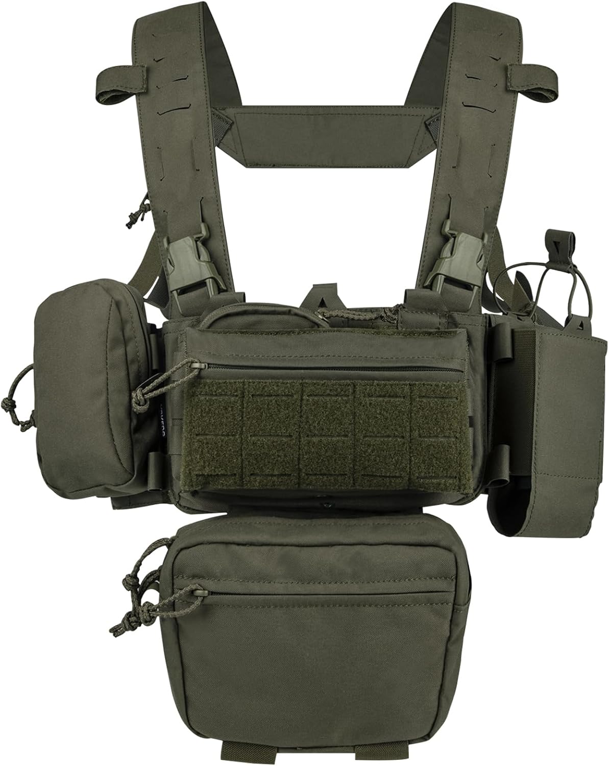 YAKEDA Tactical Chest Mini Rig Vest for Outdoor Activities
