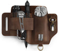 Multitool Leather Sheath for Belt - Durable EDC Belt Organizer
