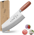 SHI BA ZI ZUO Chinese Chef Knife 7-in Cleaver - Durable Sharpness