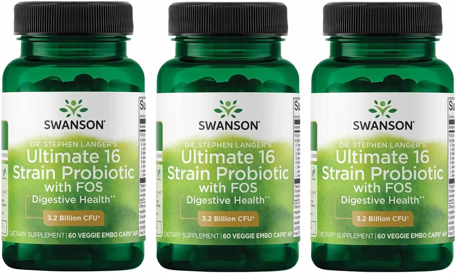 Swanson Dr. Stephen Langer's Probiotic Formula for Digestive Health