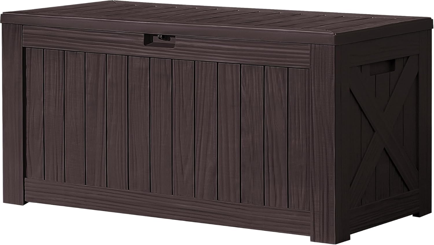 Devoko 120 Gallon Deck Box: Large Outdoor Storage Solution