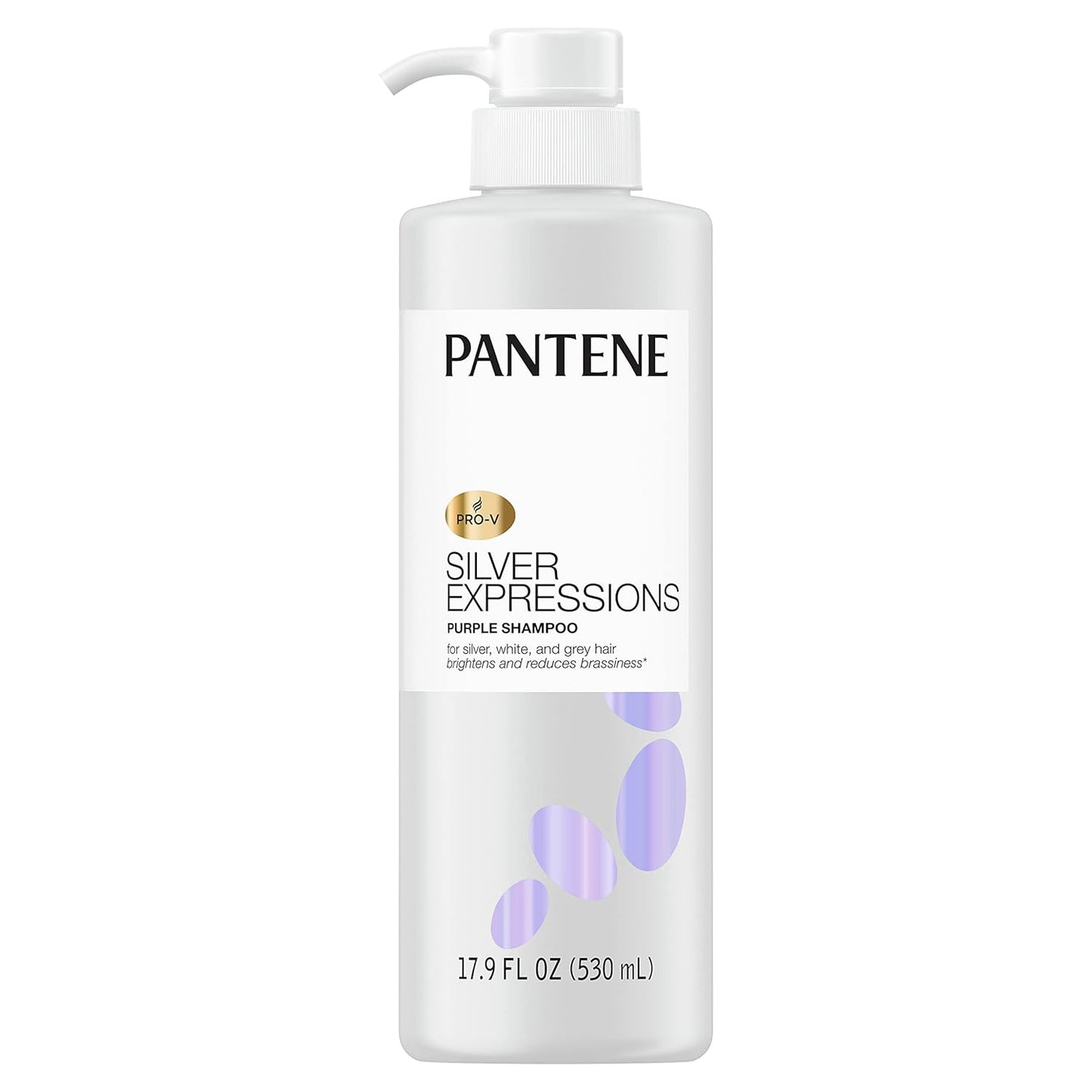 Pantene Silver Expressions Purple Shampoo - Brighten & Tone Grey Hair!