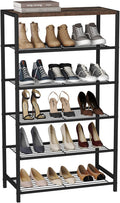 HOMEFORT 6-Tier Shoe Rack - Stylish Storage for Any Space