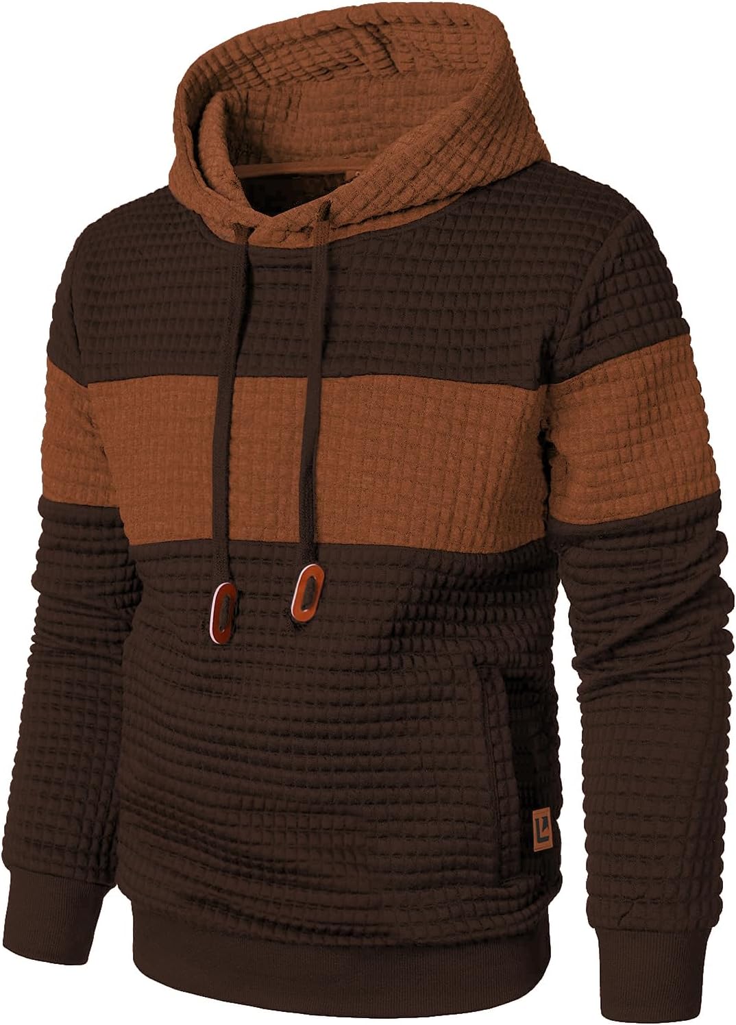 Mens Sweatshirts Long Sleeve Pullover Casual Drawstring Hoodie