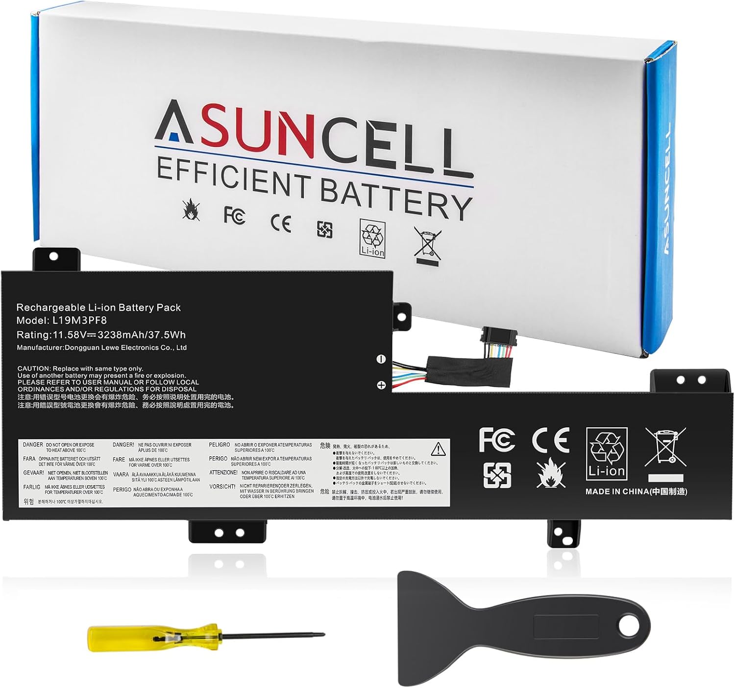 Battery Replacement for Lenovo Ideapad 5 Series by ASUNCELL