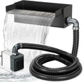 Pond Waterfall Kit with 12.2 Stainless Steel Spillway - Durable