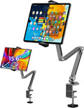 Aluminum Alloy Tablet Stand for Desk - 360 Adjustable Arm Mount