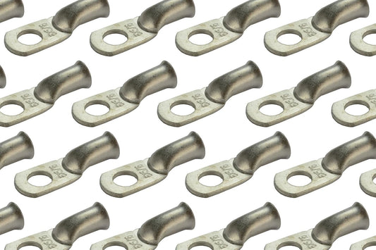 Tinned Copper Welding Battery Cable Ends for Marine Use 100 Pack
