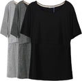 Smallshow Women's Maternity Nursing Tops Short Sleeve - Everyday Knits