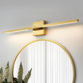 Gold Bathroom Vanity Light Fixtures 30 in - Rotatable LED Vanity Light