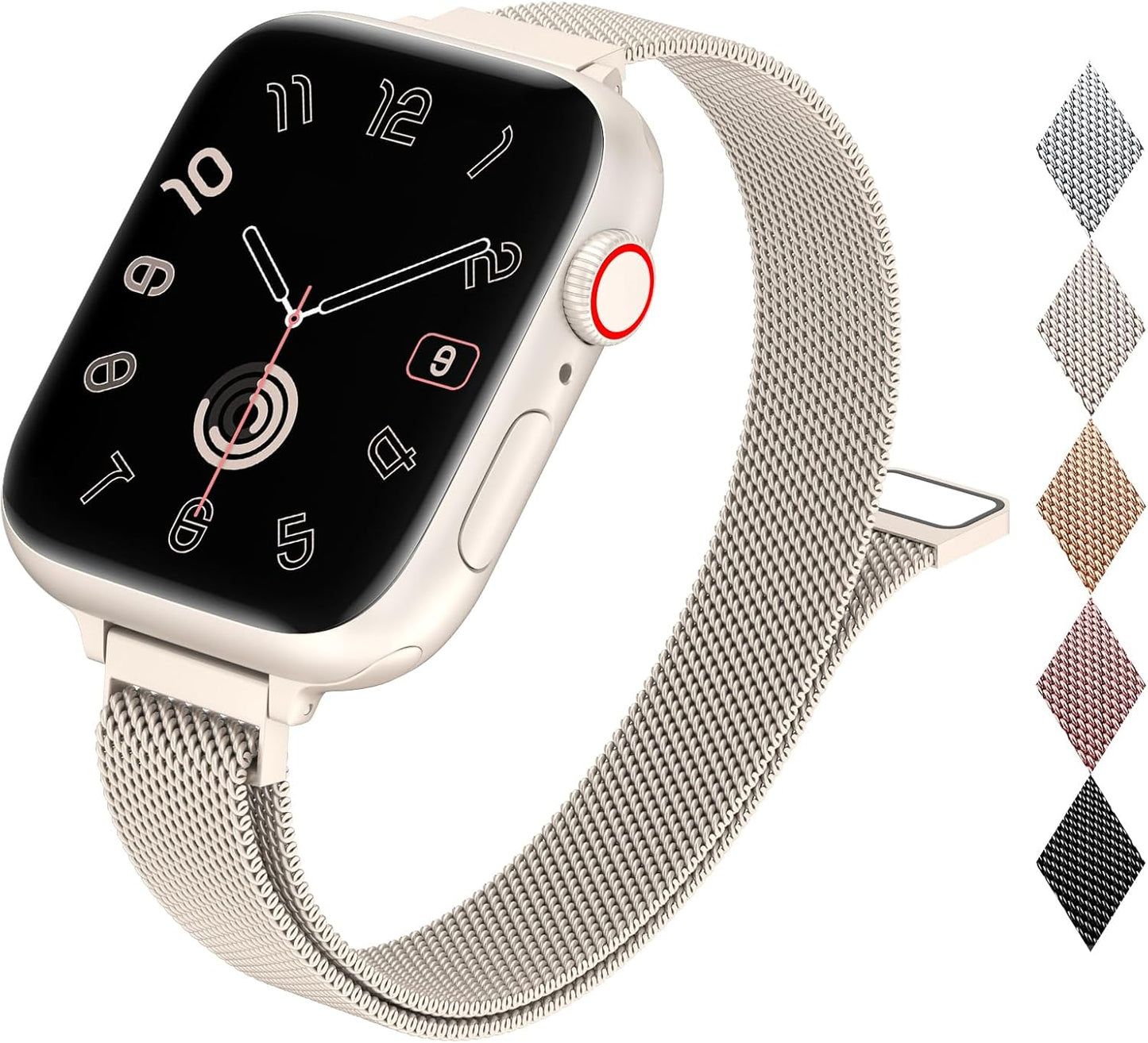 Stylish Magnetic Milanese Band for Apple Watch 40mm - 46mm