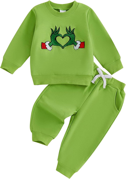 Gureui Cute Monster Christmas Toddler Set