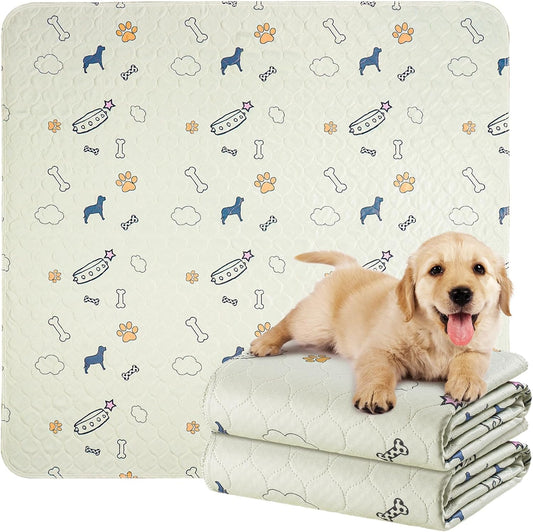 Washable Pee Pads for Dogs Large 48in x 48in 2-Pack Reusable