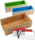 42oz Soap Molds Kit with Stainless Steel Wavy and Straight Slicers