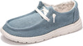 Womens Loafers Slip On Low Top Canvas Sneakers - Breathable Comfort
