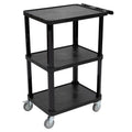 Pearington 3-Tier Compact Utility Cart - Lockable Wheels