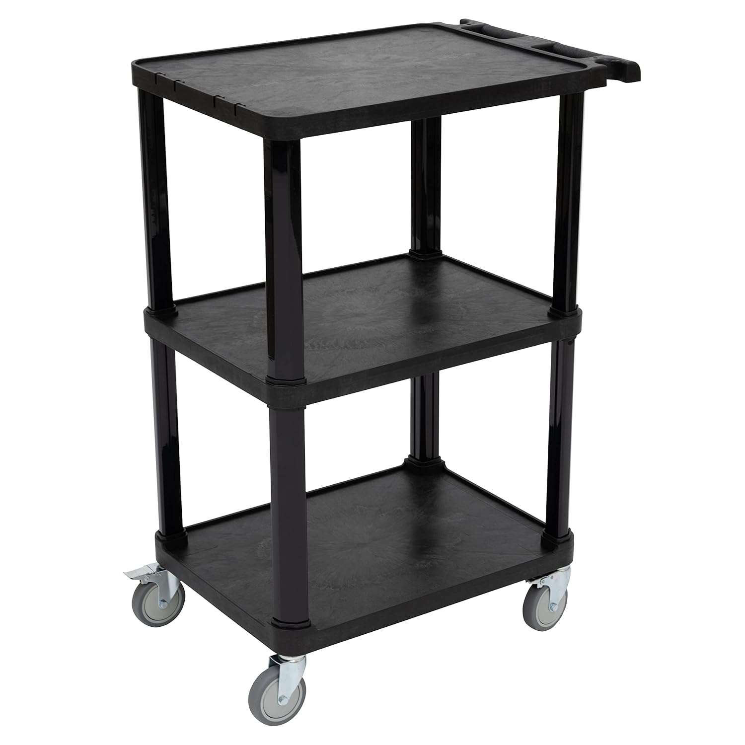 Pearington 3-Tier Compact Utility Cart with Lockable Wheels