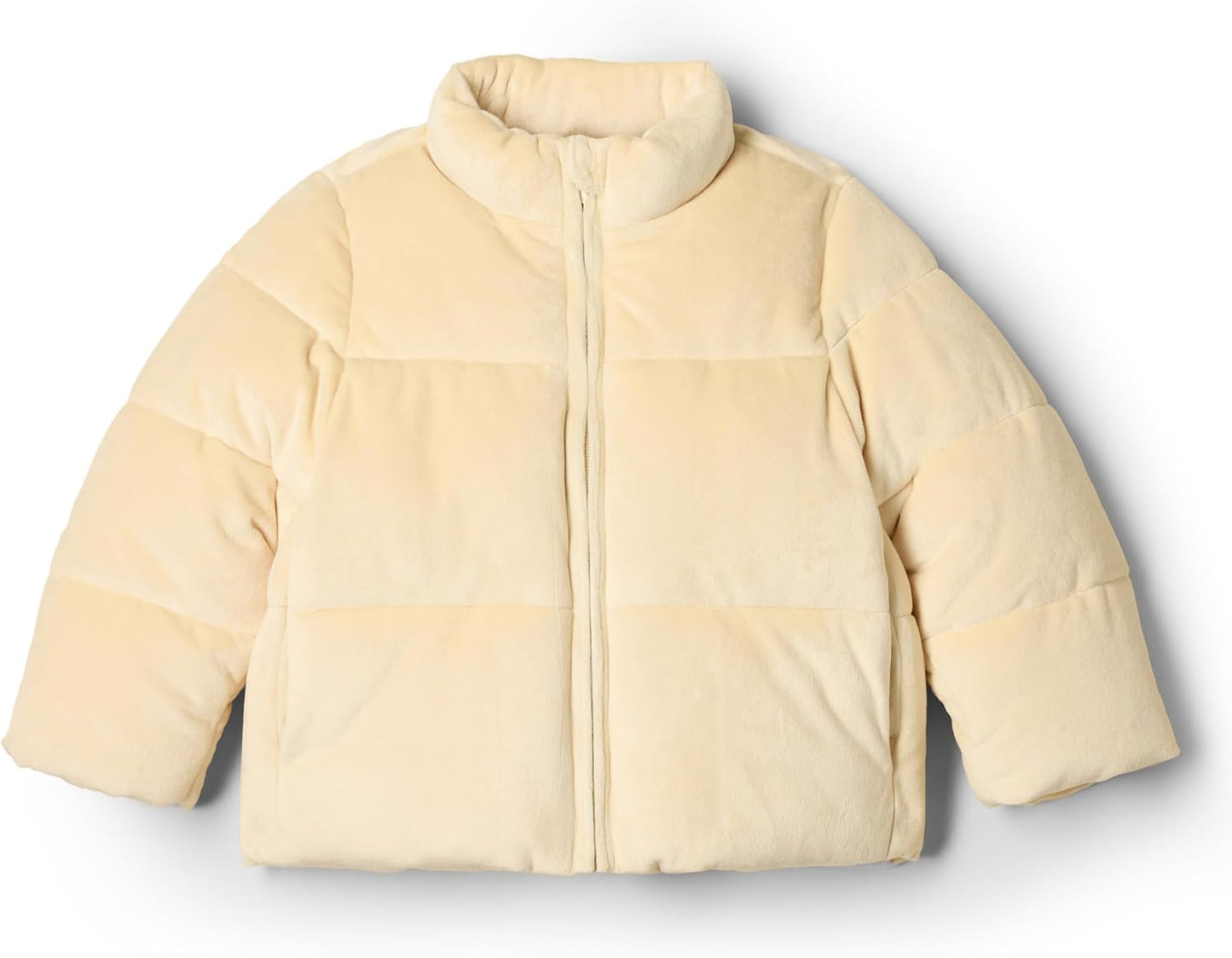 Sofia Grainge Toddler Girls' Velour Puffer Jacket for Winter