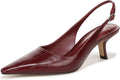 Sam Edelman Bianka Sling Pumps - Sleek Kitten Heel Elegance Clothing
