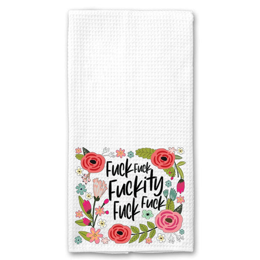 Funny Floral Microfiber Towel - Stylish & Functional!