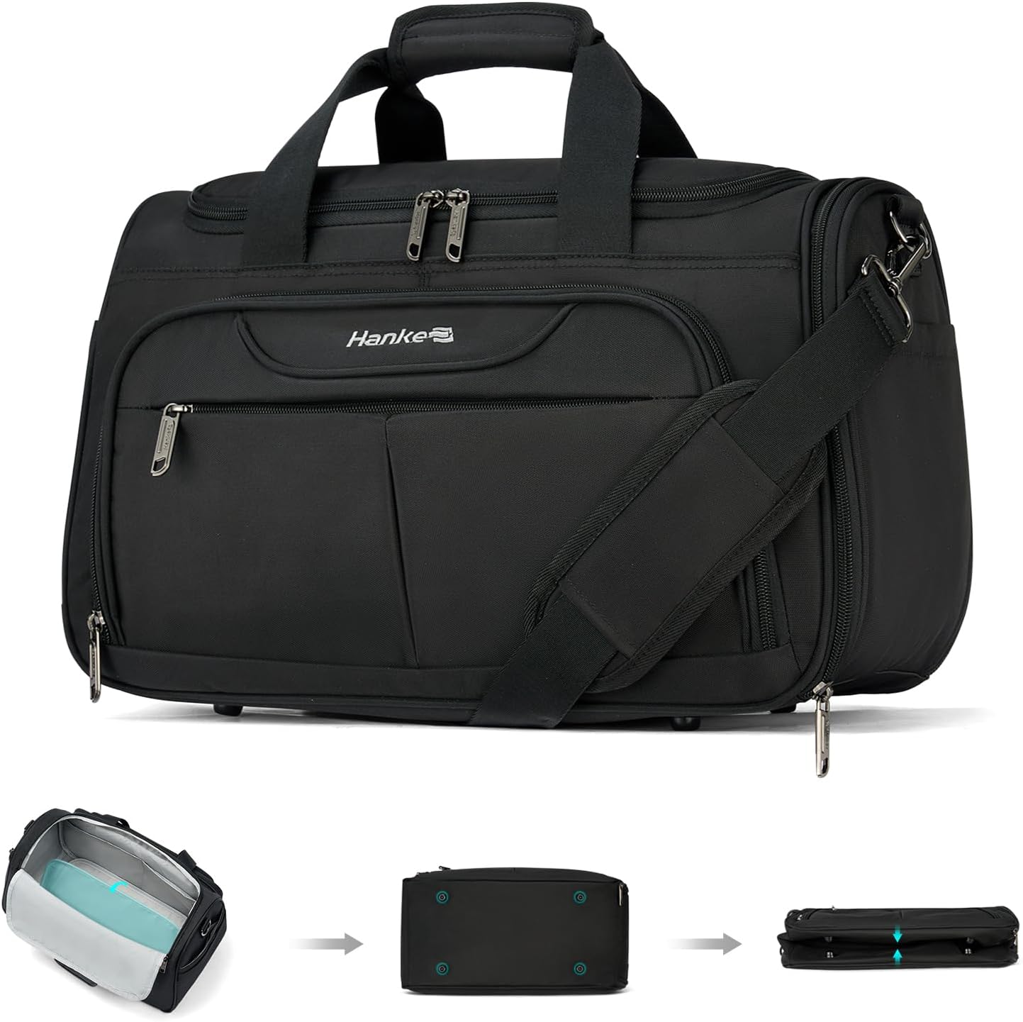 Hanke Underseat Carry On Luggage Bags for Travel Convenience