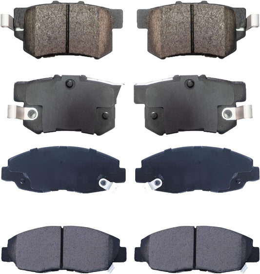 EXPPOWER Replacement Ceramic Brake Pads for Acura & Honda
