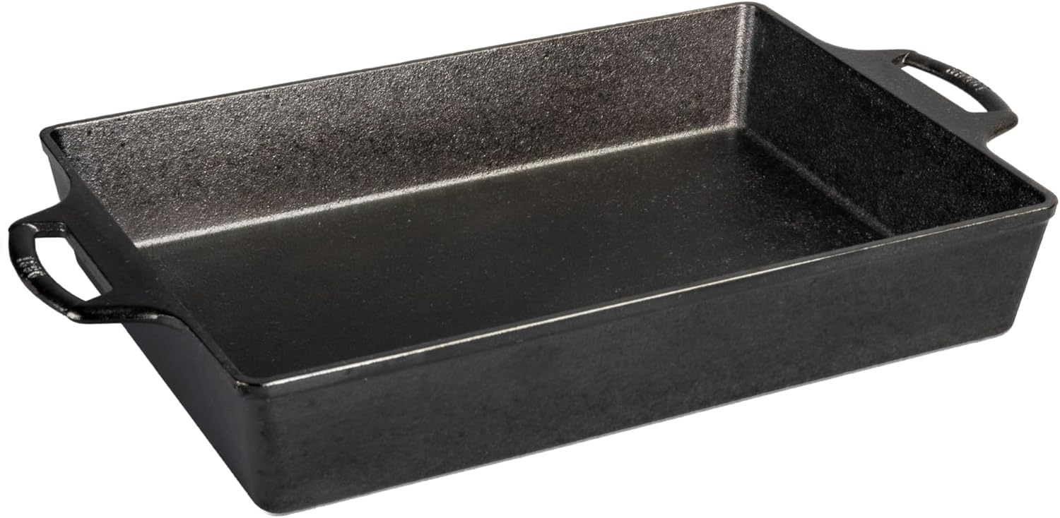 Lodge Cast Iron Casserole Pan for Perfect Baking Every Time