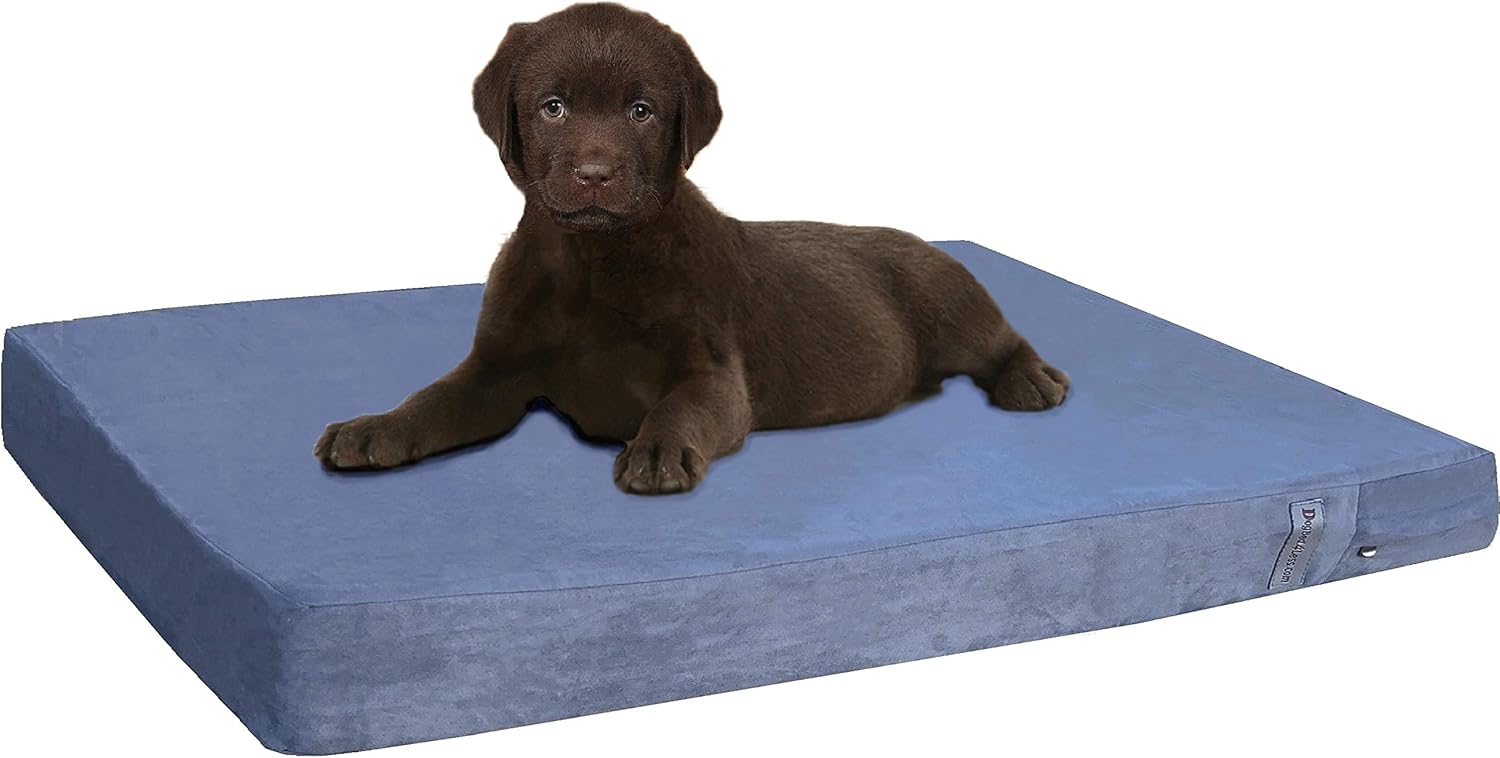 Dogbed4less Orthopedic Gel Memory Foam Pet Dog Bed for Comfort