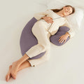 Pregnancy Pillow Adjustable H-Shaped Full Body Pillow - Cooling