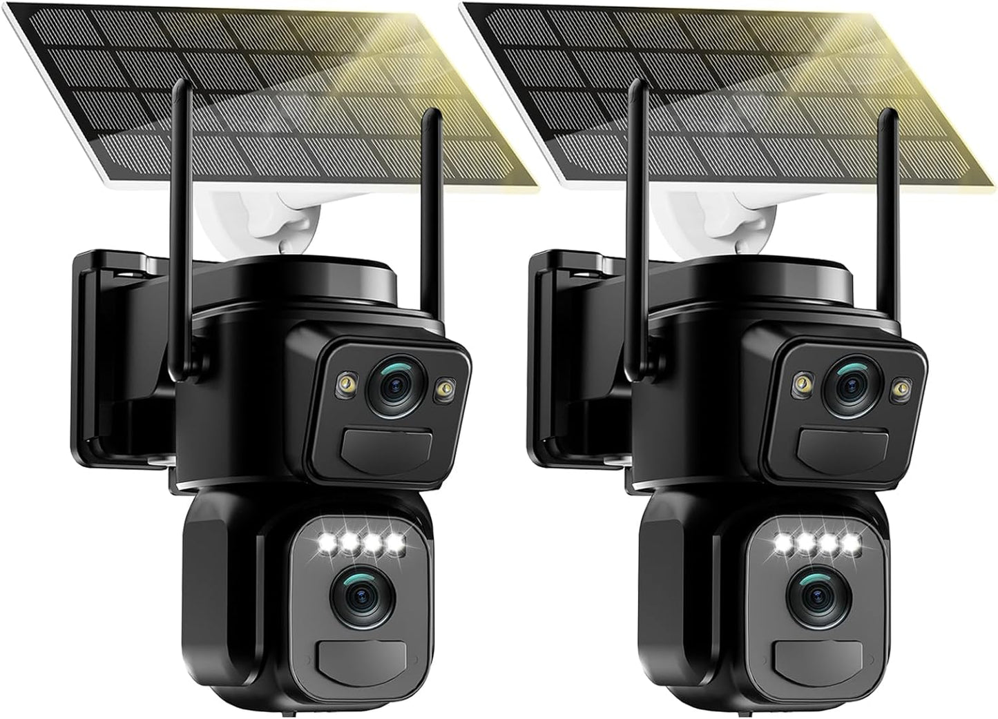 4K 8MP Solar Security Cameras Wireless Outdoor for Home Protection