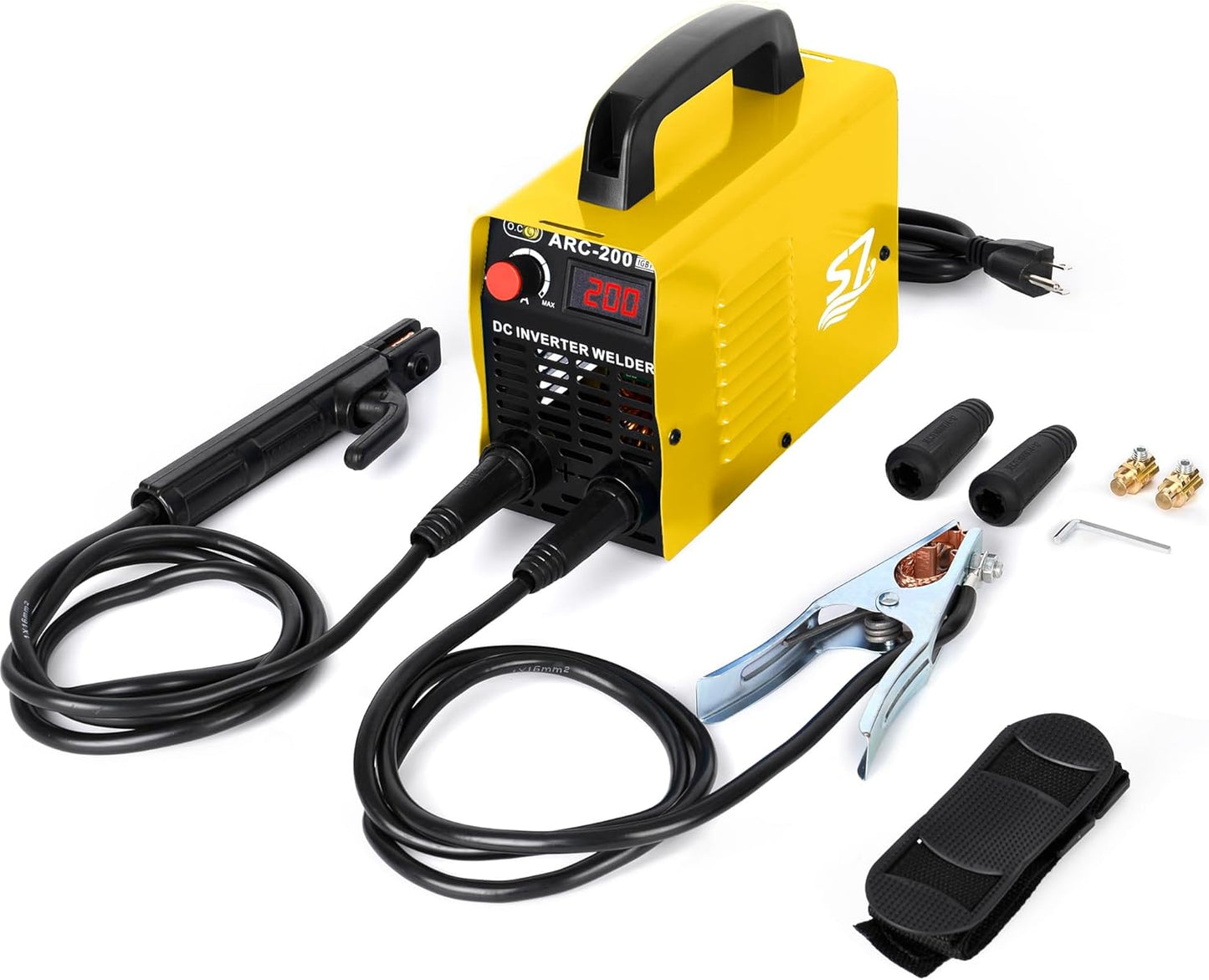 Welding Machine 200Amp Power Beginner Welder with LCD Display