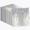 Sparkle Your Celebration with Silver Glitter Napkins