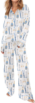 SHESHOW Satin Pajamas for Women 2 Piece Set - Soft, Silky Sleepwear