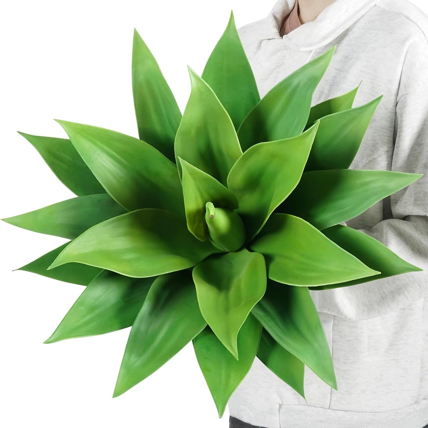 Artificial Agave Plant for Indoor and Outdoor Decor - 22 inches
