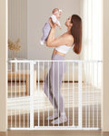 keny 36in Extra Tall Baby Gate for Stairs and Doorways - Auto Close