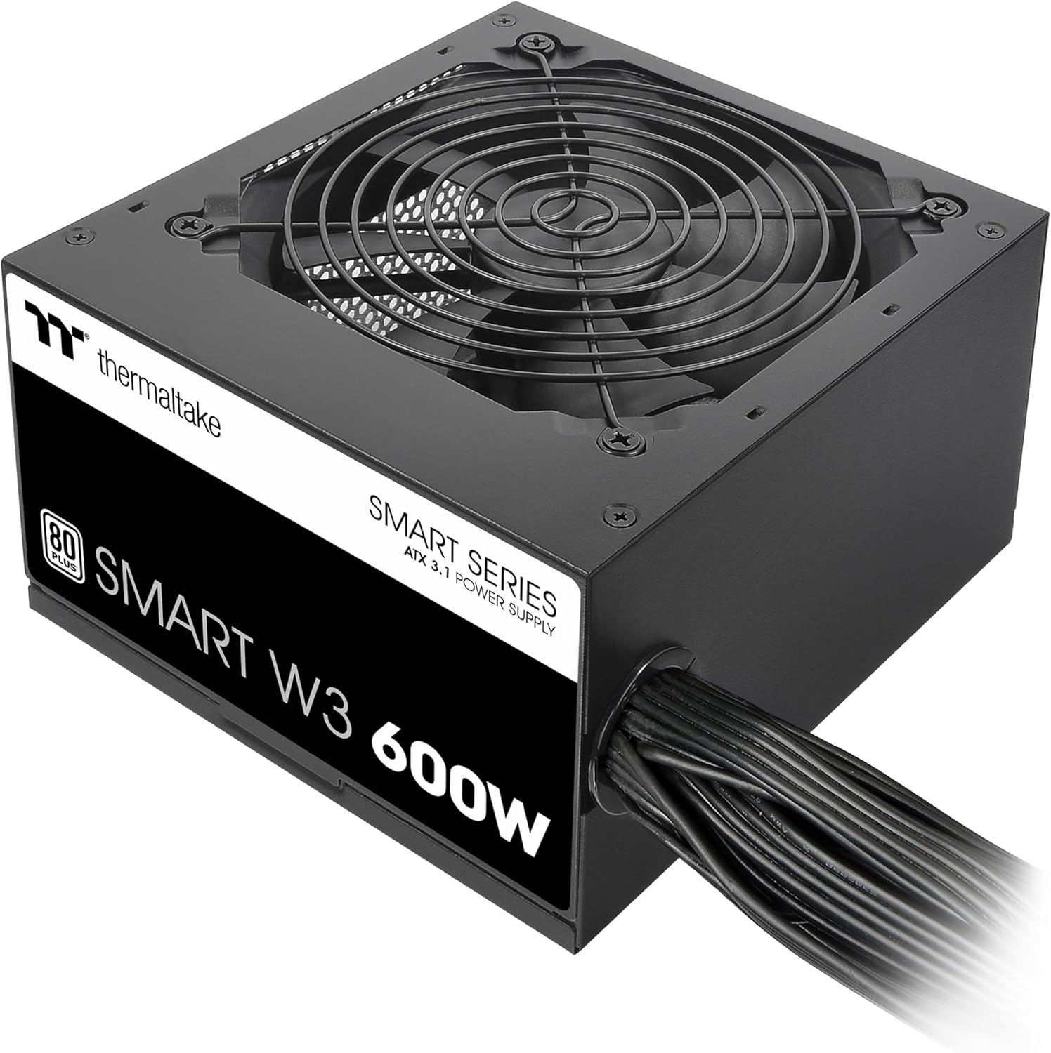 Smart W3 Series 600W Power Supply with 80Plus Certification