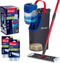 O-Cedar H2prO Flat Mop System with 2 Mop Head Refills - Clean