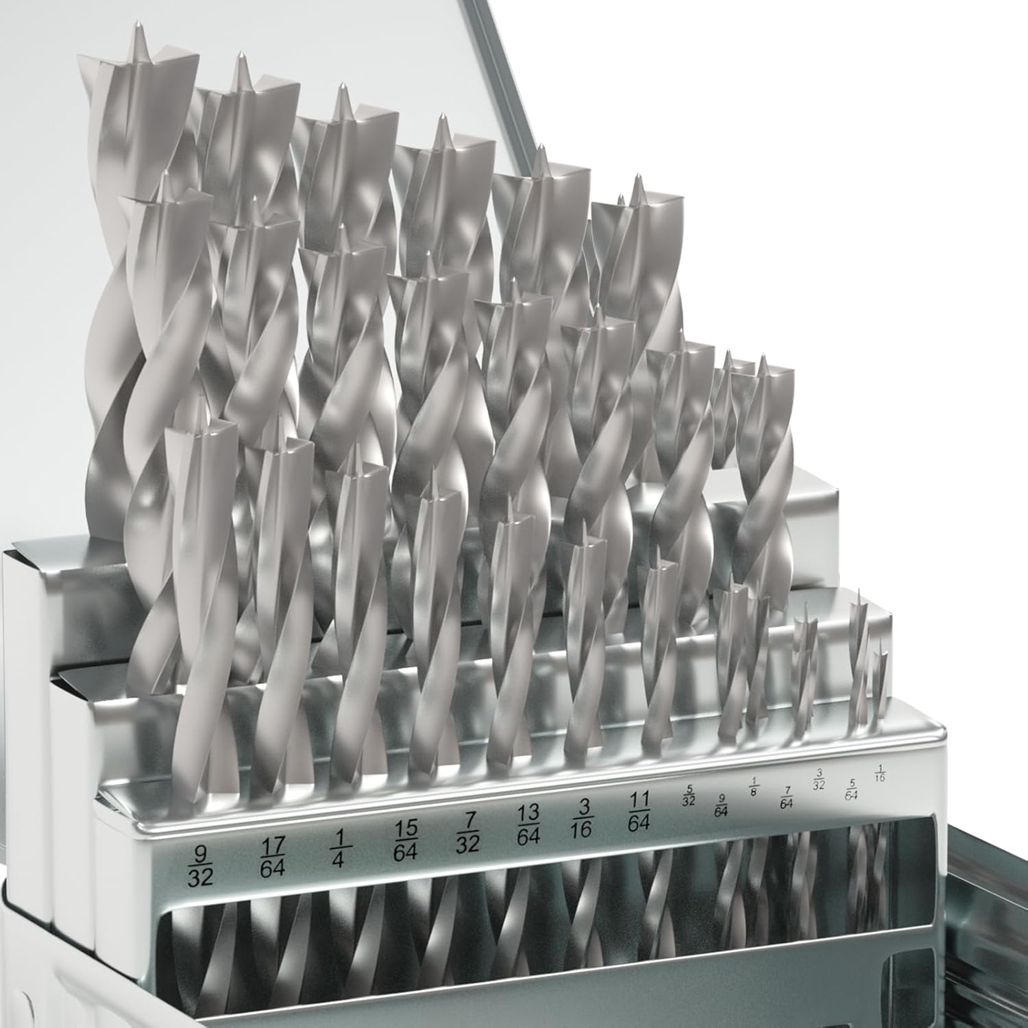 Precision Brad Point Wood Drill Bit Set for All Wood Types
