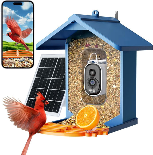 Bird Feeder with Camera for Stunning 2.5K HD Bird Watching