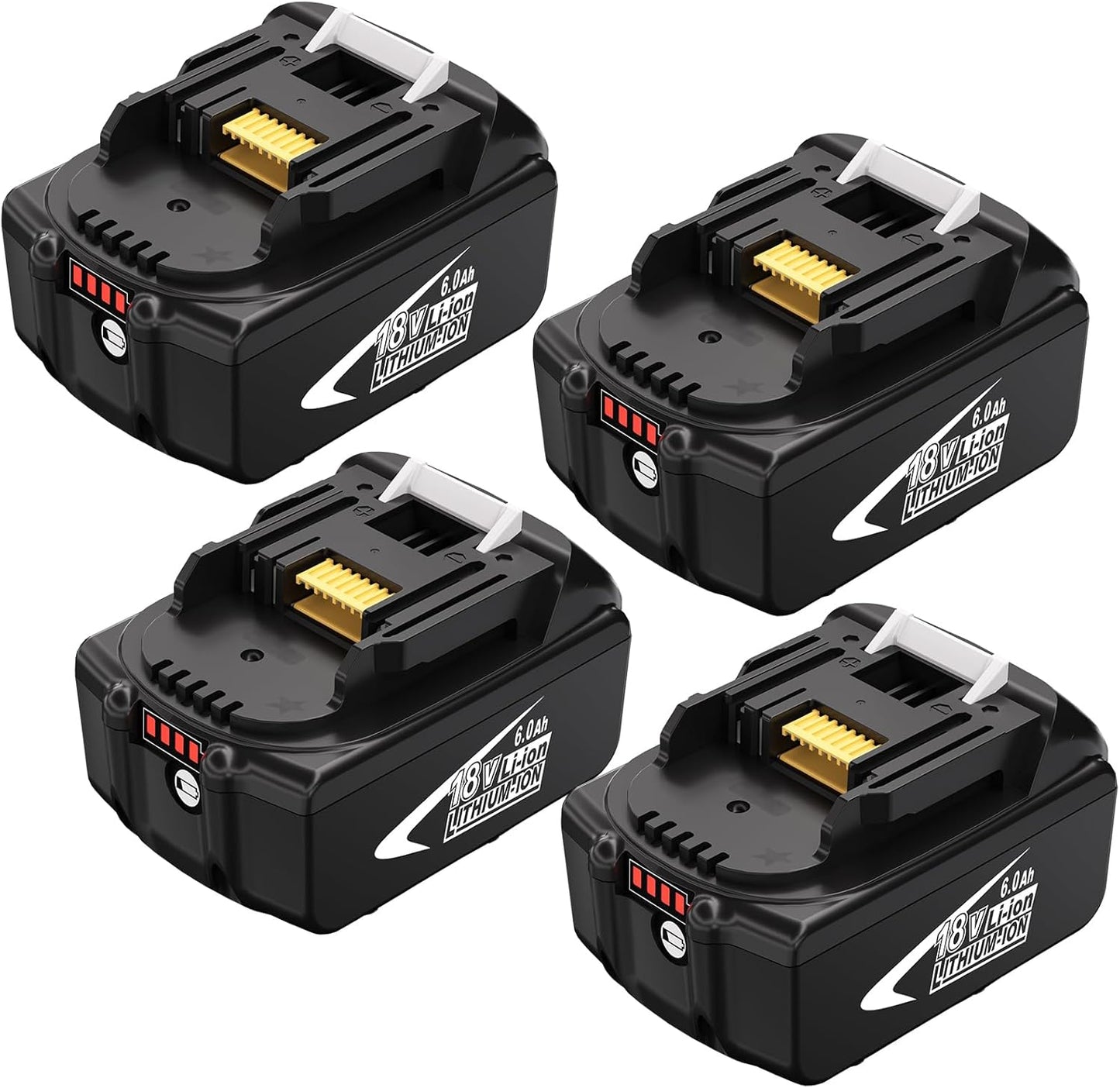 18V 6000mAh Lithium-Ion Battery Replacement for Makita Tools