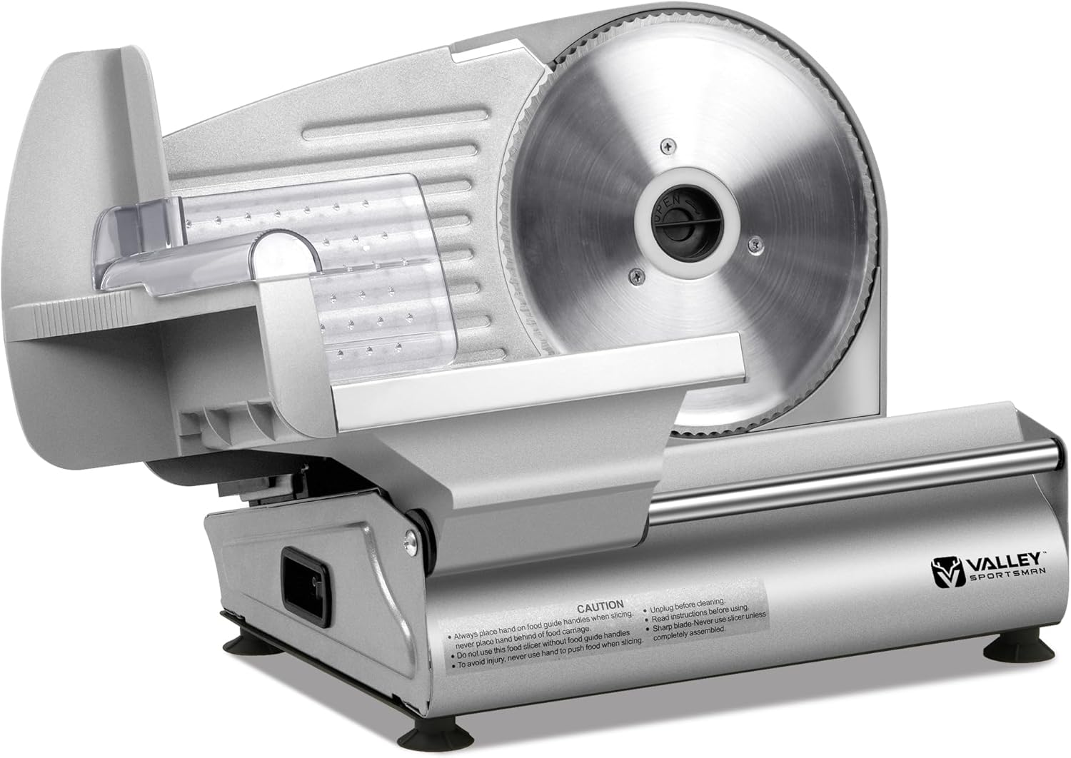 Electric Meat Slicer Machine for Home with Adjustable Thickness