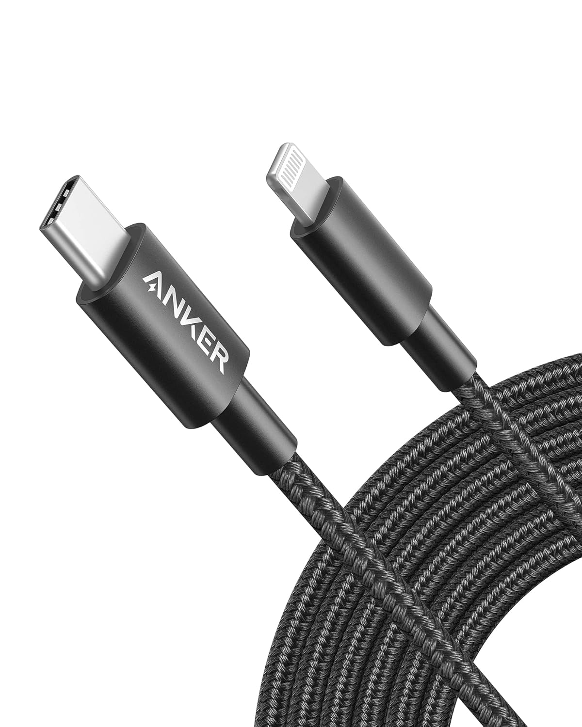 Anker 10FT Nylon Lightning Cable for iPhone 14, MFi Certified