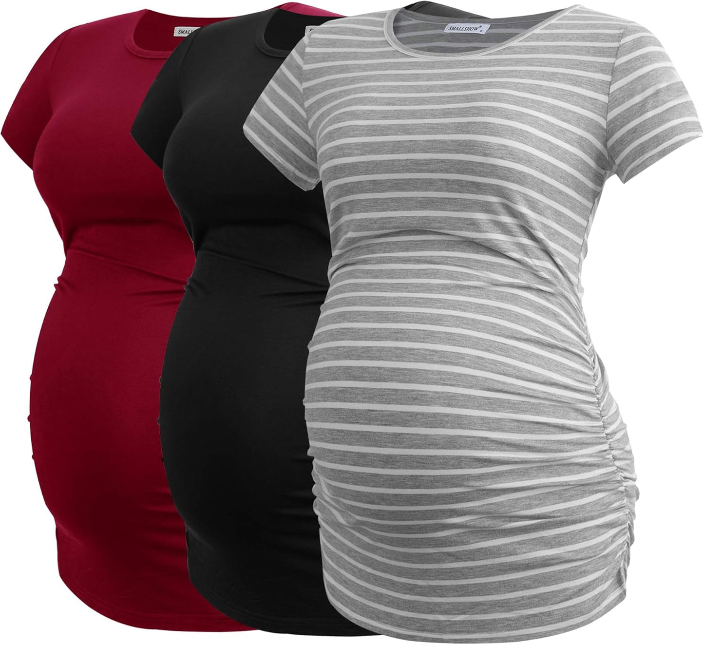 Smallshow Women's Maternity Tops for Comfortable Pregnancy Wear