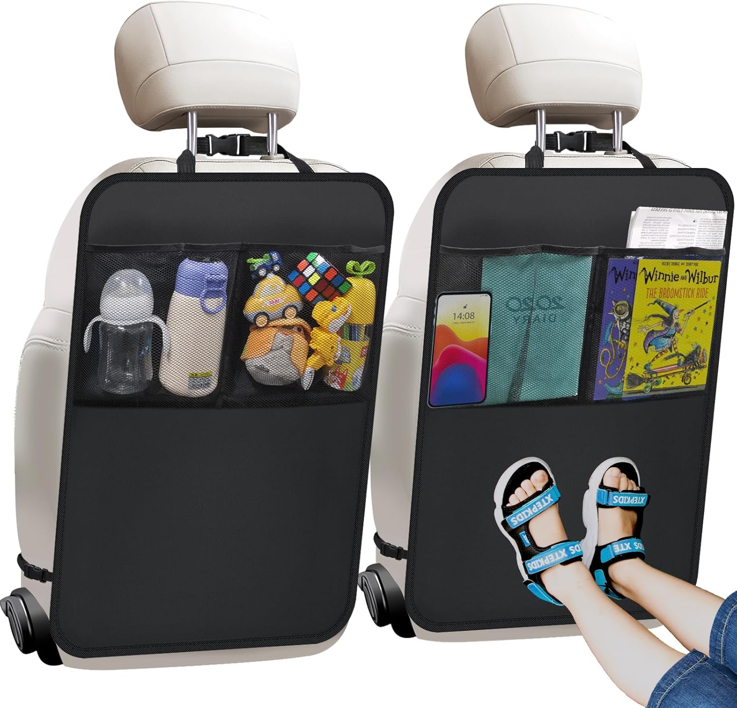 2 Pack Kick Mats - Ultimate Backseat Protector