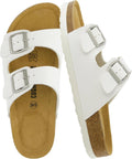 CUSHIONAIRE Lane Cork Footbed Sandals for Women (Style FKBJ)