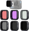 GoPro 13 Filter 6-Pack Set for Hero 13 Black - Day & Shallow Dive