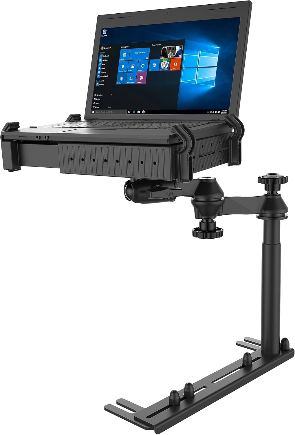 RAM MOUNTS No-Drill Universal Vehicle Laptop Mount for Comfort