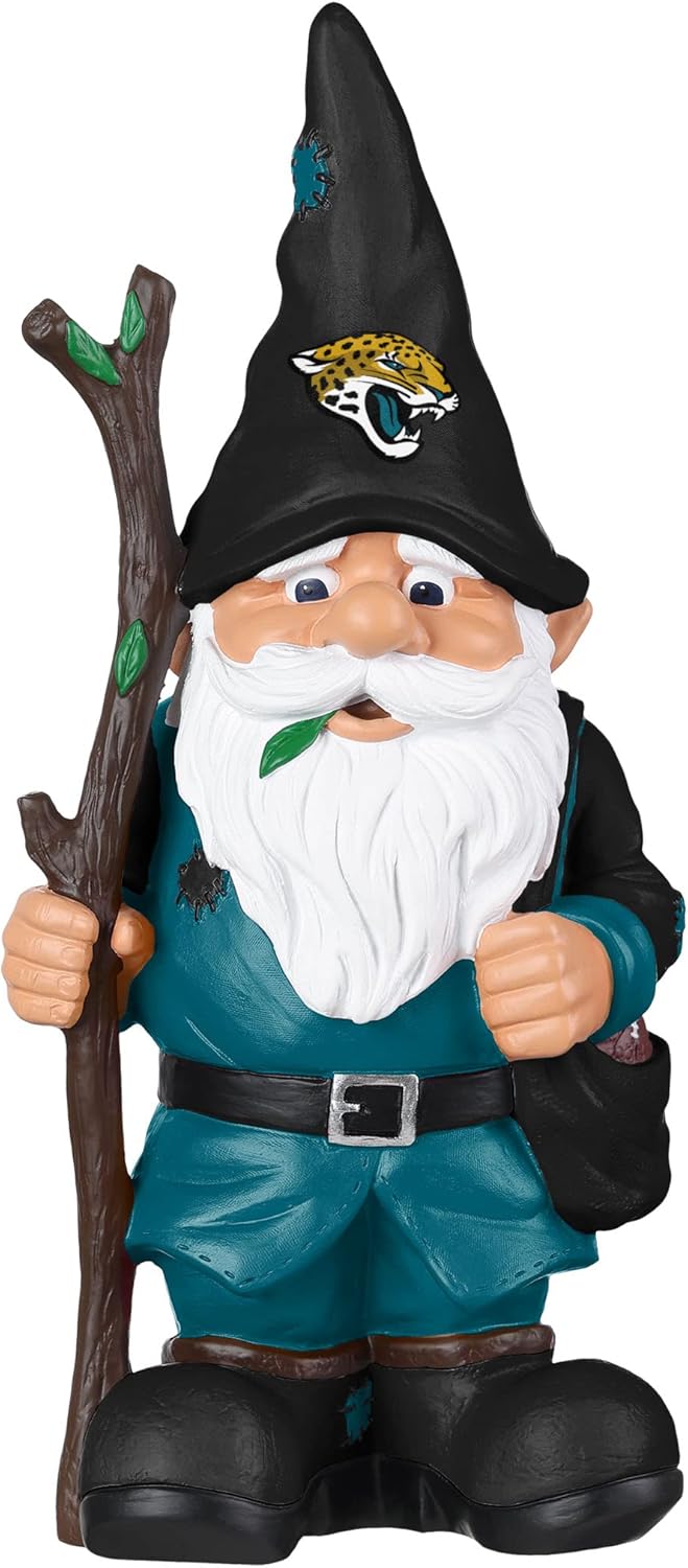 FOCO NFL Team Logo Holding Stick Garden Statue Gnome Review