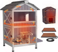 Heated Insulated Cat House for Outdoor Cats - Winter Shelter